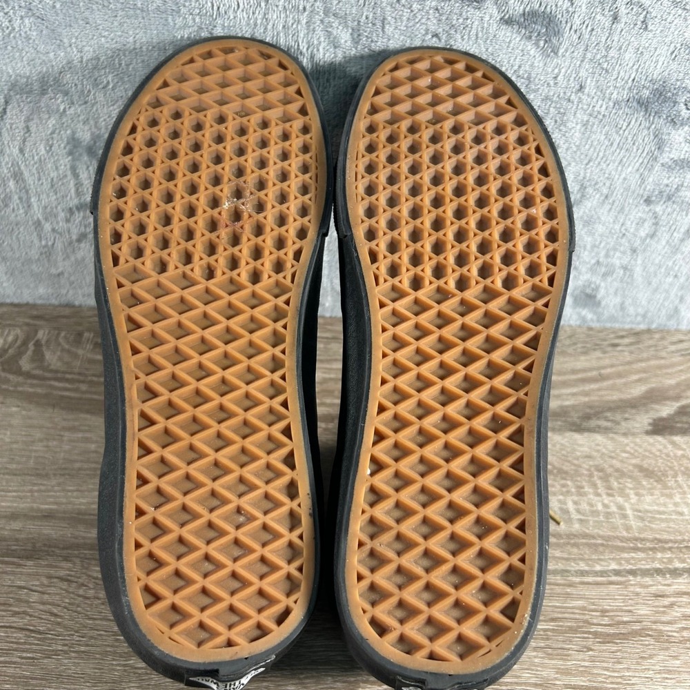 Vans SK8 Hi High Top Sneakers‎ Black Canvas Gum Sole Men 8 Women 9.5 Casual - Picture 6 of 8
